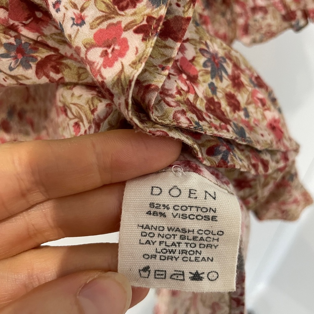 Doen Henri top Pink Valley Floral - Picture 5 of 6